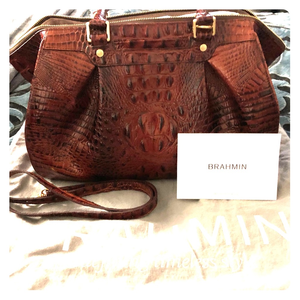 Brahmin Faye Pecan Melbourne Bag NWOT SOLD